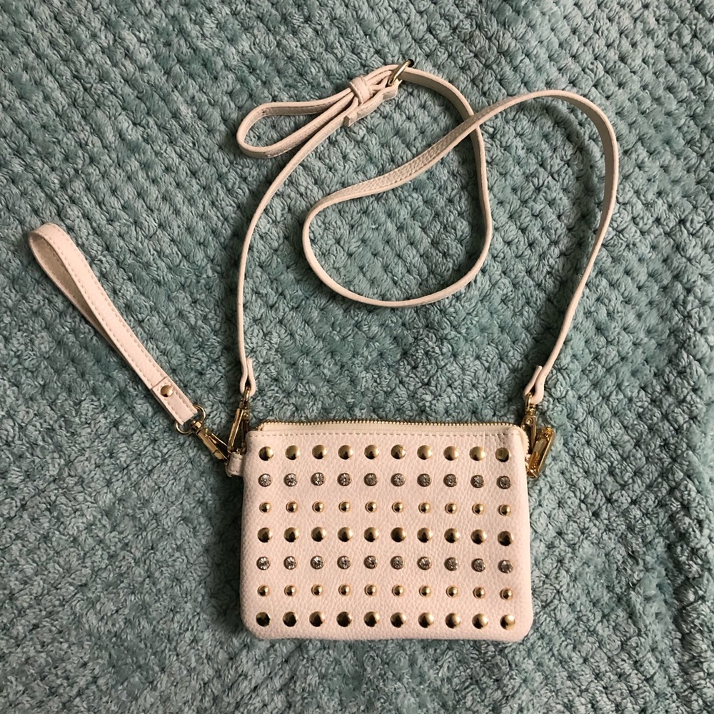 White Crossbody with Multiple Pockets